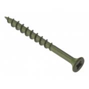 Decking Screw Countersunk Pozi Hardened Screws Green Treated Options Available