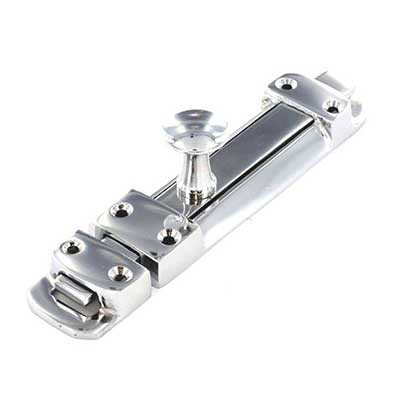Chrome Door Bolt Heavy Silver Safety Lock Polished Options A...
