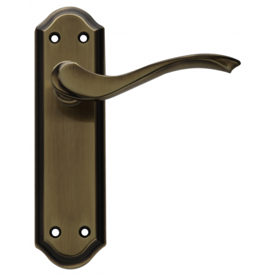 Windsor Door Handle Lever Lock Dual Finish Chrome Bronze  - ...