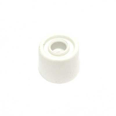 Rubber Door Stop White Stopper Buffer Guard Pack of 2 30mm...