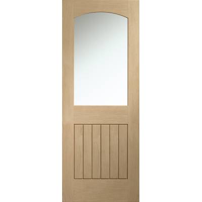 Oak Sussex Clear Glazed Internal Door Wooden Timber Interior...