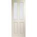 Victorian White Moulded Door Clear Glazed