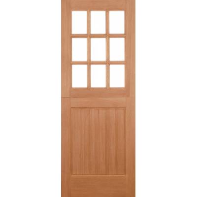 Hardwood Stable 9L Straight Top External Door Wooden Timber ...