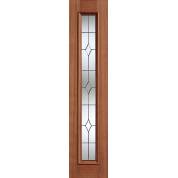 Hardwood Universal Sidelight Zinc External Door Wooden Timber 81" X 18"