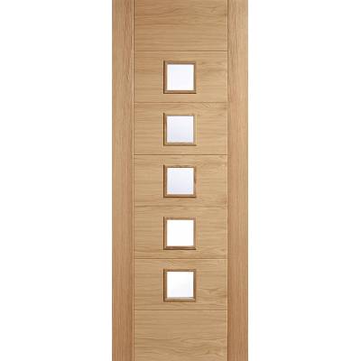Oak Carini Glazed Internal Door Wooden Timber - Door Size, H...