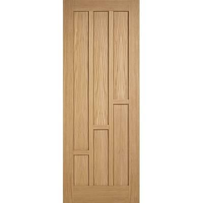 Pre-finished Oak Coventry Internal Fire Door Wooden Timber -...