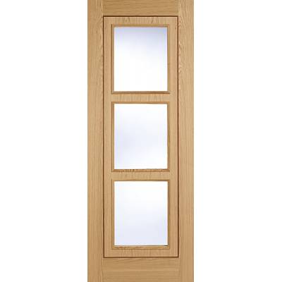 Pre-finished Oak Inlay Glazed Internal Door Wooden Timber - ...
