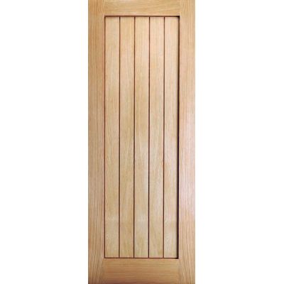 Oak Mexicano Internal Slimeline Fire Door Wooden Timber - Door Size, HxW: 