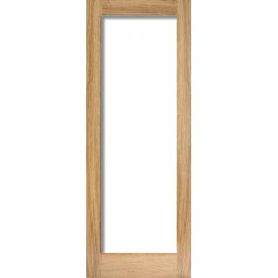 Oak Pattern 10 Glazed Internal Door Wooden Timber - Door Size, HxW: 