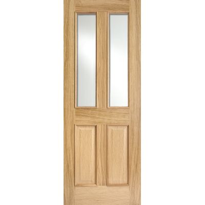 Oak Richmond RM2S Glazed Internal Door Wooden Timber - Door Size, HxW: 