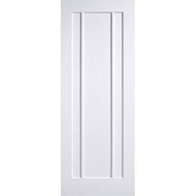 White Primed Lincoln Internal Door Wooden Timber - Door Size...