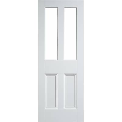 White Primed Malton Internal Door Wooden Timber - Door Size, HxW: 