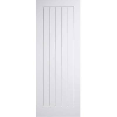 White Primed Mexicano Internal Door Wooden Timber - Door Size, HxW: 