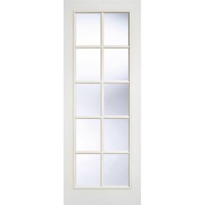 White Textured SA Glazed Internal Door Wooden Timber - Door ...