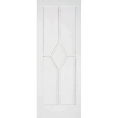 White Primed Reims Internal Fire Door Wooden Timber - Door S...