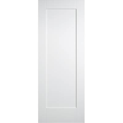 White Primed Shaker Internal Door Wooden Timber - Door Size, HxW: 