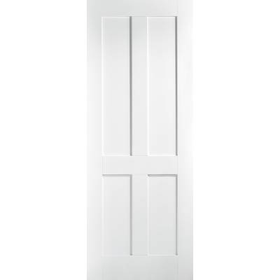 White Primed London Internal Door Wooden Timber - Door Size,...