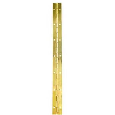 Piano Hinge Brass Plated 1800mm x 32mm