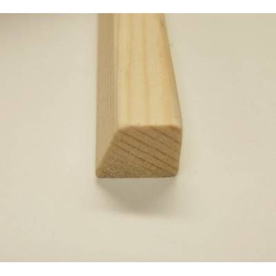 15x12mm Wedge Bevel Wooden Softwood Pine Beading Timber Wind...