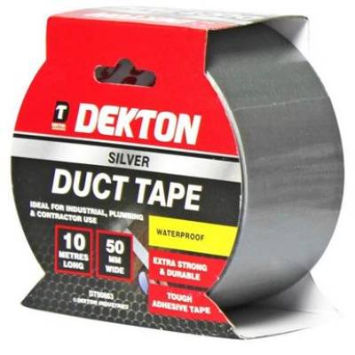 Duct Tape Heavy Duty 50mm Waterproof Strong Adhesive Sticky Professional 10m - Colour: 
