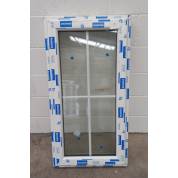 White Plastic uPVC Window Double Glazed CPW009 603x1175mm Cottage