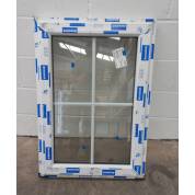 White Plastic uPVC Window Double Glazed CPW020 665x971mm Cottage