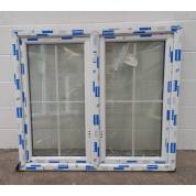 White Plastic uPVC Window Double Glazed CPW027 1227x1124mm Cottage