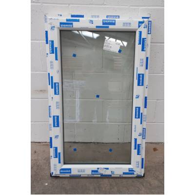 White Plastic uPVC Window Double Glazed PW032 664x1091mm Pla...