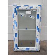 White Plastic uPVC Window Double Glazed CPW033 550x970mm Centre Bar