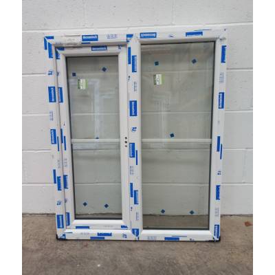 White Plastic uPVC Window Double Glazed PW044 897x1095mm Cen...