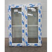 White Plastic uPVC Window Double Glazed CPW059 898x1175mm Centre Bar