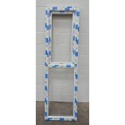 White Plastic uPVC Window CPW084 600 x 2075mm Plain Casement