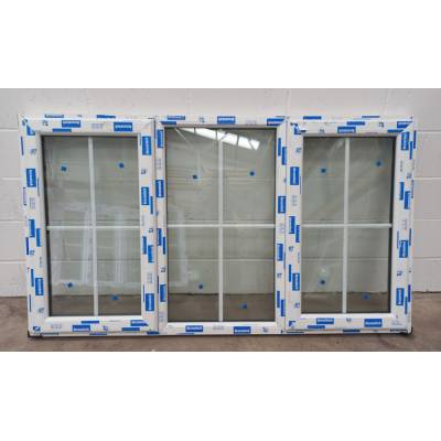 White Plastic uPVC Window Double Glazed PW003 1746x1027mm Co...