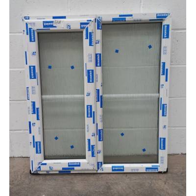 White Plastic uPVC Window Double Glazed PW056 898x1028mm Cen...