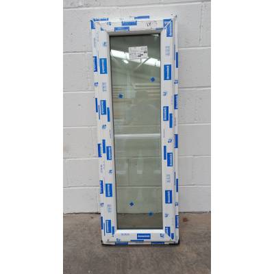 White Plastic uPVC Window Double Glazed PW060 465x1325mm  Ce...