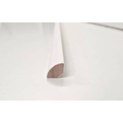 White Primed Quadrant decorative trim moulding 15x15mm 2.4m ...