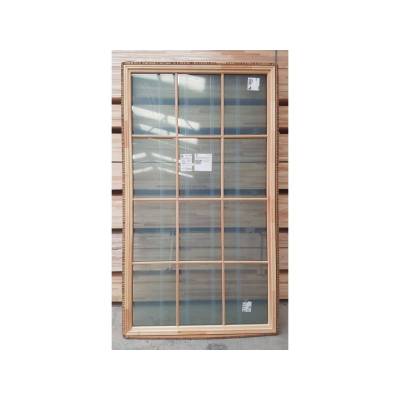 Timber Window Aluminium/Plastic Clad Wooden Feature Window 1300x2300mm AND83