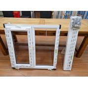 Bespoke uPVC Plastic Windows made to measure Single Side Opener PWEU091