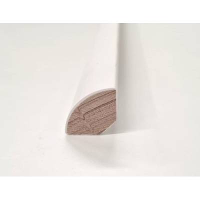 White Primed Quadrant decorative trim moulding 18x18mm 2.4m ...