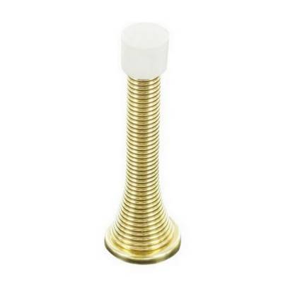 Brass Spring Door Stop Securit B2571...