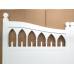 Hardwood White Driveway Gates 