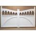 Hardwood White Driveway Gates 