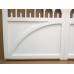 Hardwood White Driveway Gates 