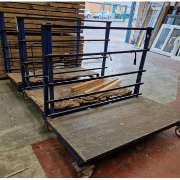 Heavy Duty Blue High Back Trolley