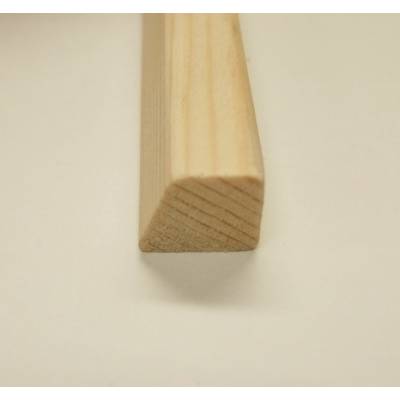 15x12mm Wedge Bevel Wooden Softwood Pine Bead Beading Timber...