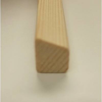 15x12mm Wedge Bevel Wooden Softwood Pine Bead Beading Timber...