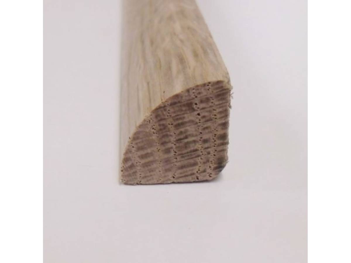 Quadrant Oak decorative trim moulding 16x16mm 2.4m beading wooden