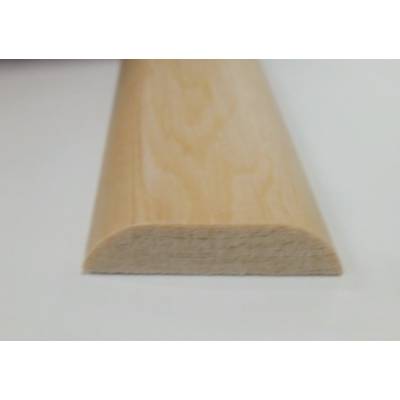 D Shape decorative trim moulding 34x8mm 1170mm bead wooden timber twice round