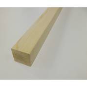 Plain Blank Pine 41mm Stair Spindle 895mm Square Wooden Softwood Timber Baluster