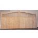 Softwood Arched Spindle Gates 84"x120" 